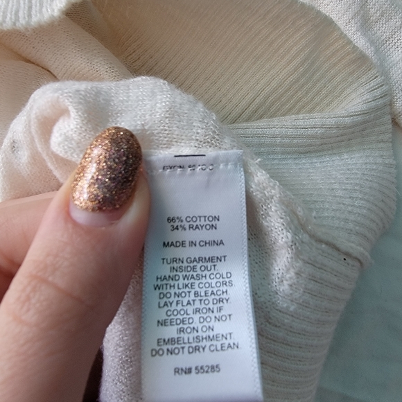 Express light orange/beige sweater - Picture 7 of 7